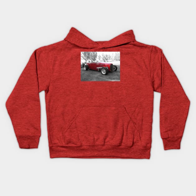 Hot Rod Deuce Coupe History Kids Hoodie by Hot Rod America